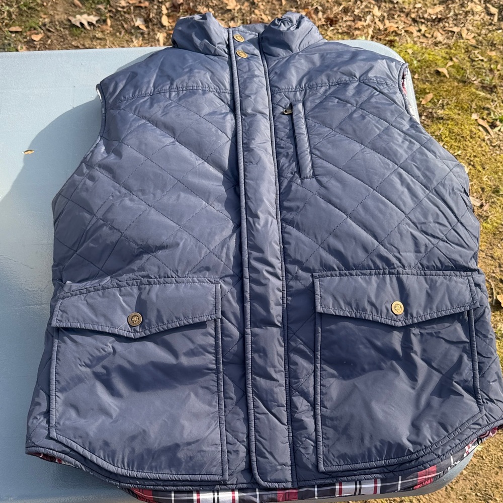 Southern Proper Navy Quilted mens Vest